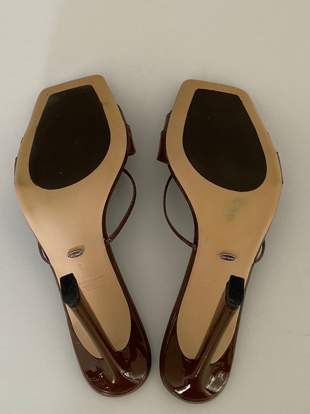 TONY BIANCA Vanquish Sandal in Brown Mocha Patent Leather Size 9 - Picture 9 of 10